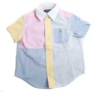 NWT Polo Ralph Lauren Boys Toddler Multicolor Button-down, 2T